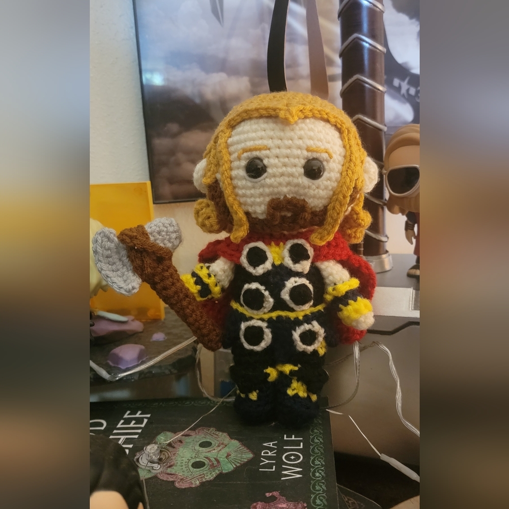 Crocheted Thor Doll